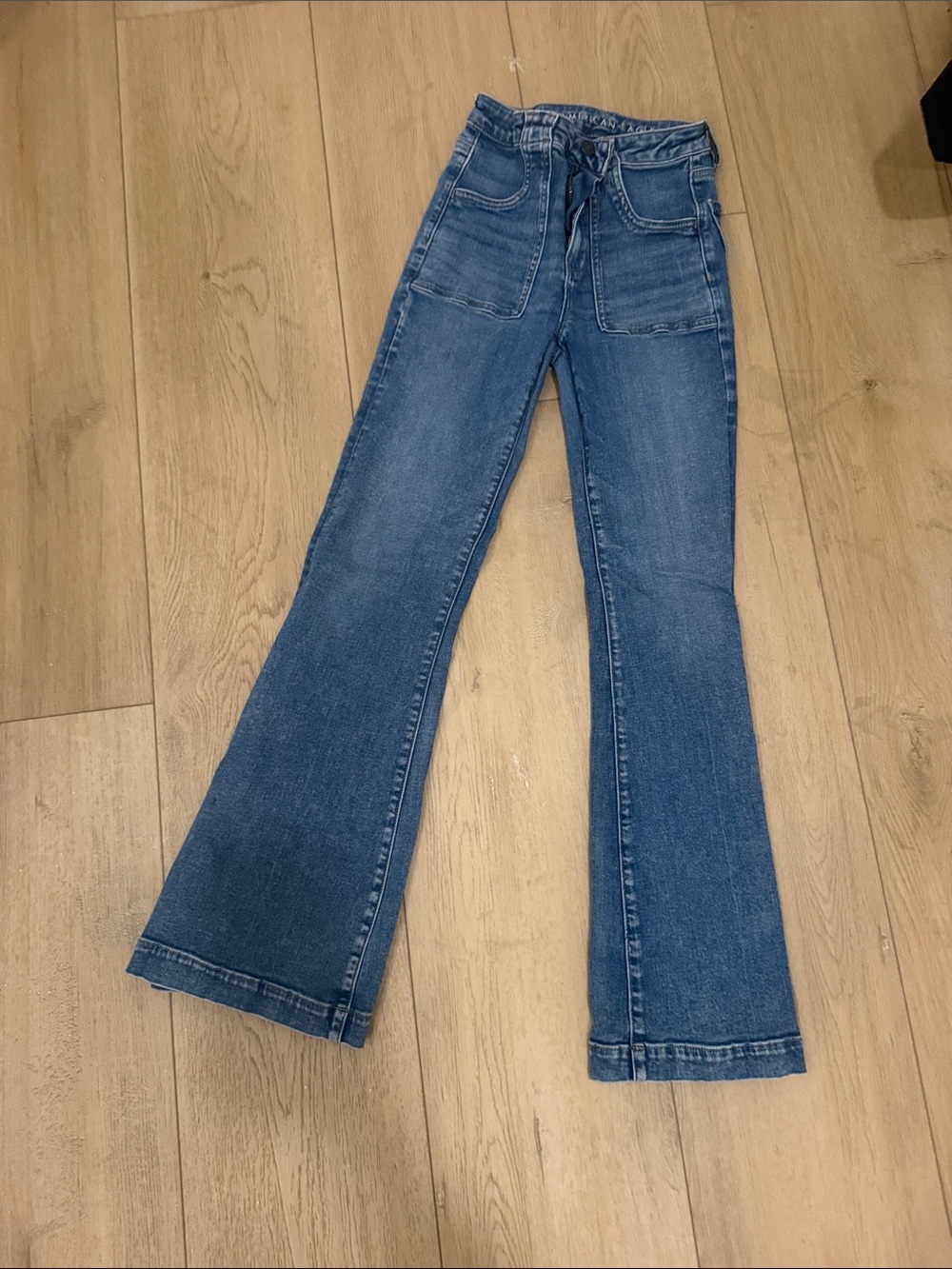 American Eagle Outfitters Medium Blue Flare Jeans